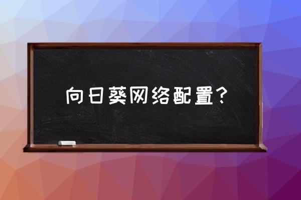 开机棒可以开路由器吗 向日葵网络配置？