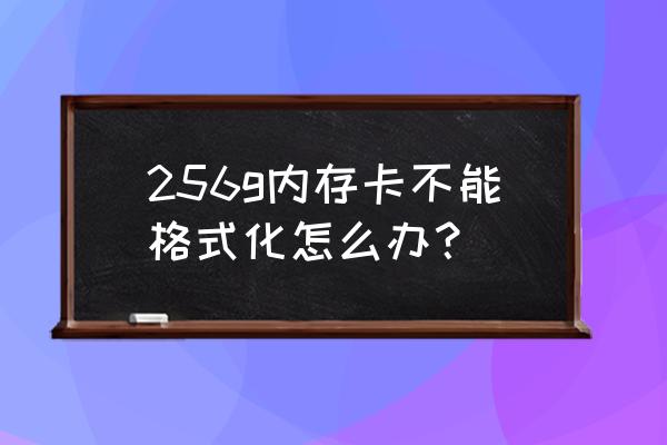 手机内存卡无法格式化的解决方法 256g内存卡不能格式化怎么办？