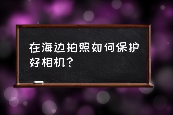 去海边游泳怎么保持卫生 在海边拍照如何保护好相机？