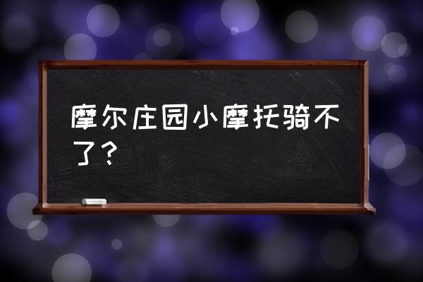 摩尔庄园手游怎样获得载具 摩尔庄园小摩托骑不了？