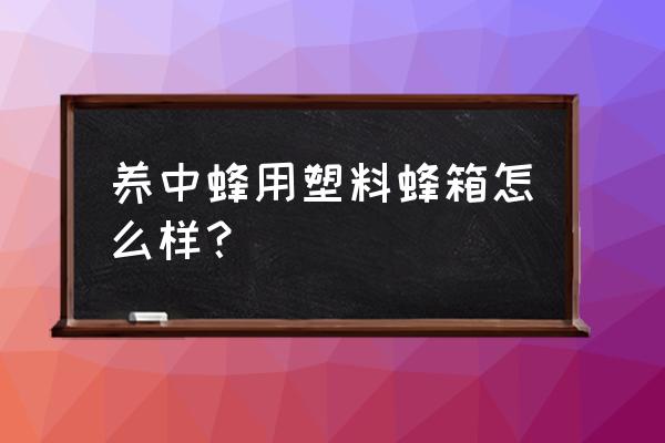 蜂箱虫蛀了用什么修补 养中蜂用塑料蜂箱怎么样？