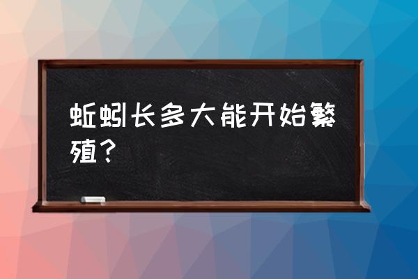 蚯蚓的繁殖旺盛期是多长时间 蚯蚓长多大能开始繁殖？