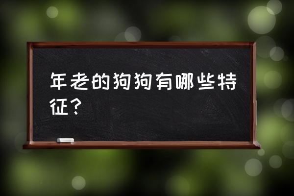 怎么通过牙齿辨别狗狗年龄 年老的狗狗有哪些特征？