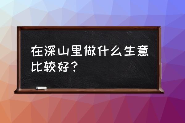 怎样卖蜂蜜致富 在深山里做什么生意比较好？